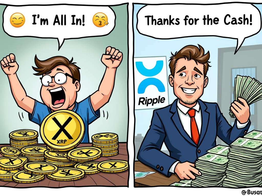 Hilarious XRP Meme, Humorous Ripple Meme Joke Viral Image